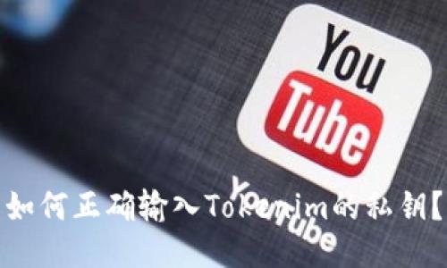 如何正确输入Tokenim的私钥？