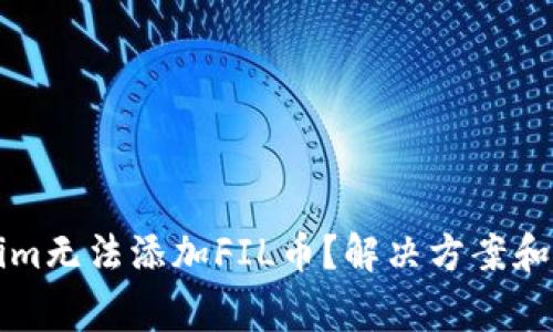 为什么Tokenim无法添加FIL币？解决方案和常见问题揭秘